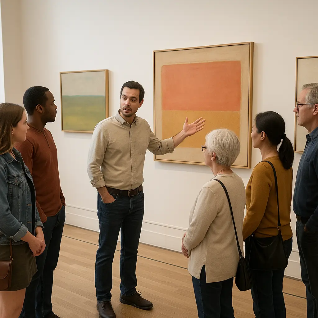 Small group museum tour